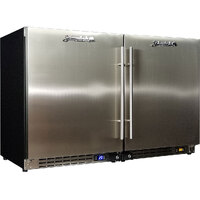 Under Bench Matching Fridge And Freezer Combination - Quiet Running Model BD113-SS-Combo