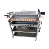 Cyprus Grill 2020 Extra Large BBQ Rotisserie with 2 x Variable Speed motors - EB-W02B-BUNDLE