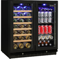 Under Bench Beer And Wine Dual Zone Bar Fridge Model JC165B