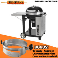 Napoleon PRO Charcoal Cart - Bundle - PRO22K-CART-BUN