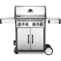 Napoleon Rogue 4 Burner SE 525 Stainless Steel - Side Burner + Rear Burner + SS Grills - RSE525RSBPSS-1-AU