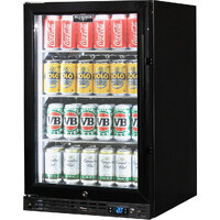 Schmick Quiet Running Front Venting Under Bench Heated Glass Door Bar Fridge Model SK116L-B-HD