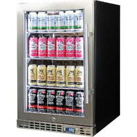 Schmick Quiet Running Front Venting Under Bench Heated Glass Door Bar Fridge Model SK116L-HD