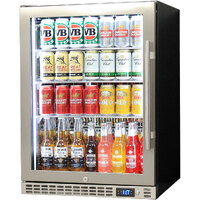 Schmick Quiet Running Front Venting Under Bench Glass Door Bar Fridge Heated Glass Model SK156L-HD