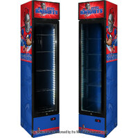 Knights Branded Skinny Upright Bar Fridge