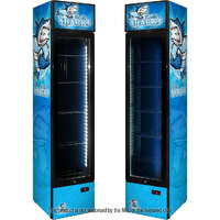 Sharks Branded Skinny Upright Bar Fridge