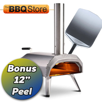 Ooni Karu 12 | Portable Wood and Charcoal Fired Outdoor Pizza Oven W/ 12"  Peel Deal