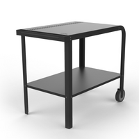 ZiiPa Vallone Garden Trolley with Shelf –Charcoal