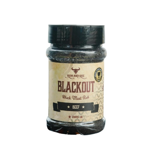 Rum & Que Black Out Rub (200g) - 13396