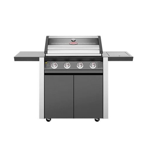 Beefeater 1600 Series 4 burner BBQ, side burner & trolley, dark