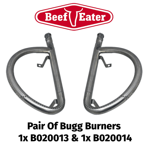 BeefEater Bugg Replacement Burners (PAIR - LEFT AND RIGHT) - B020013 + B020014