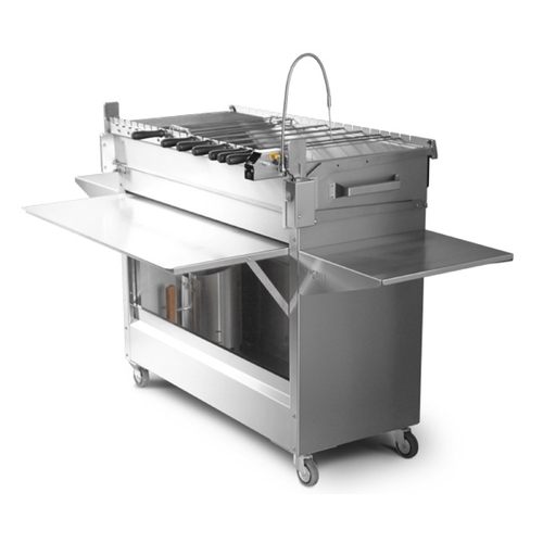 myGRILL Chef SMART Medium with Stainless Steel Cart - CS2111-15-PLUS-BUNDLE