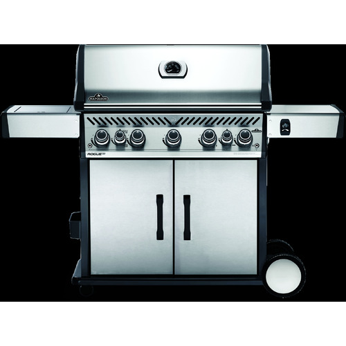 Napoleon Rogue 5 Burner 304 SS - Side Infra Red Burner+ Rear Burner + SS Grills - RSE625RSIBPSS-1-AU