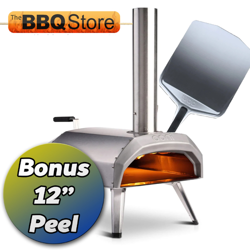 Ooni Karu 12 | Portable Wood and Charcoal Fired Outdoor Pizza Oven W/ 12"  Peel Deal - UU-P0A100-DEAL